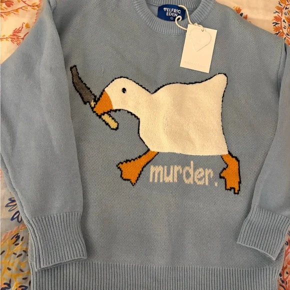 New Aelfric Eden goose knit sweater size small men’s - Picture 8 of 10